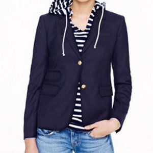 J. Crew Navy Schoolboy Blazer